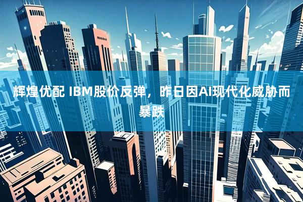 辉煌优配 IBM股价反弹，昨日因AI现代化威胁而暴跌